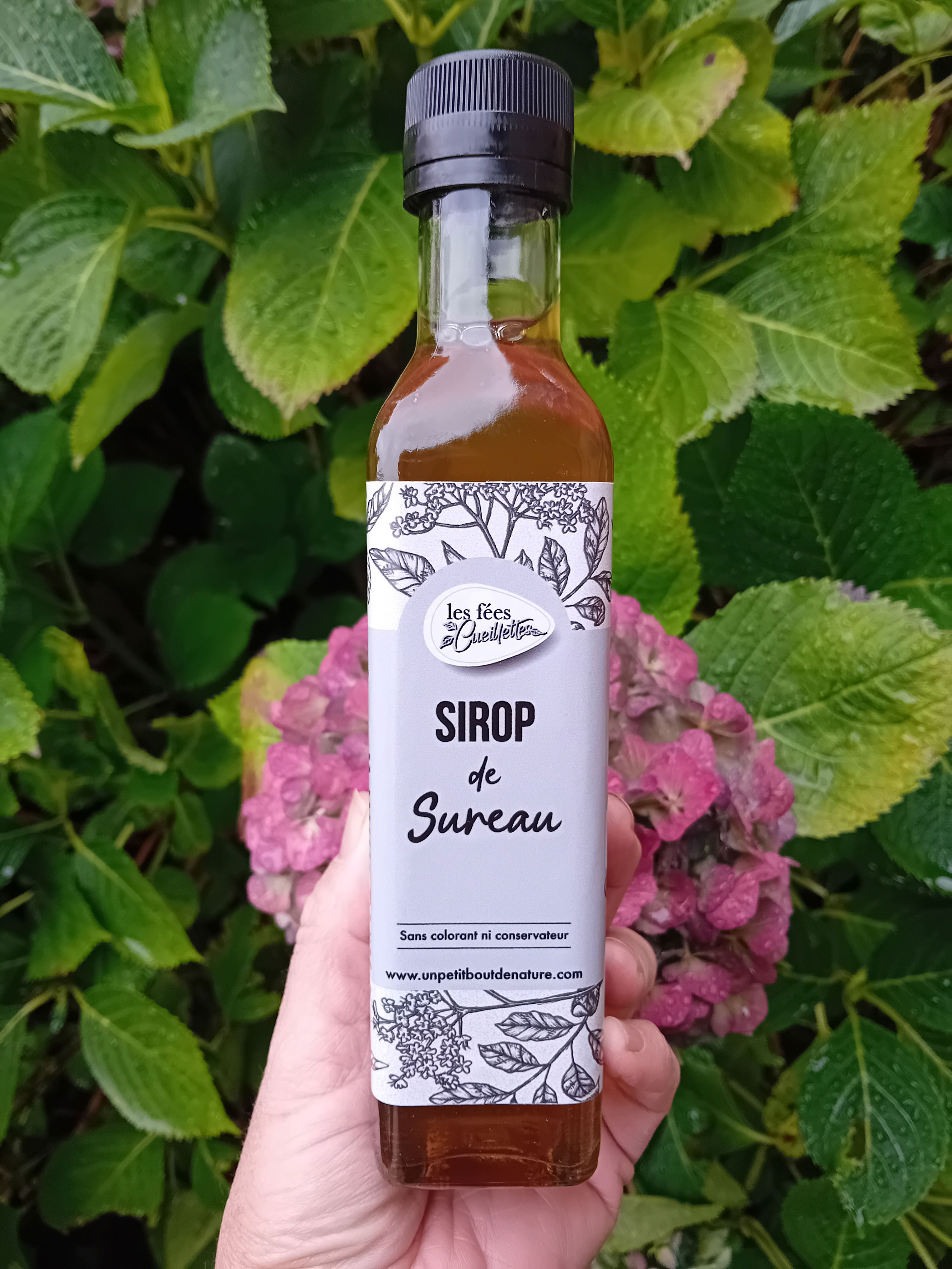 Sirop de fleurs de sureau 25 Cl - 250ml