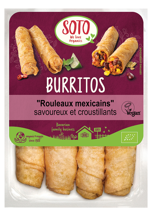 Burritos "Rouleaux mexicains" x 4 - 190g