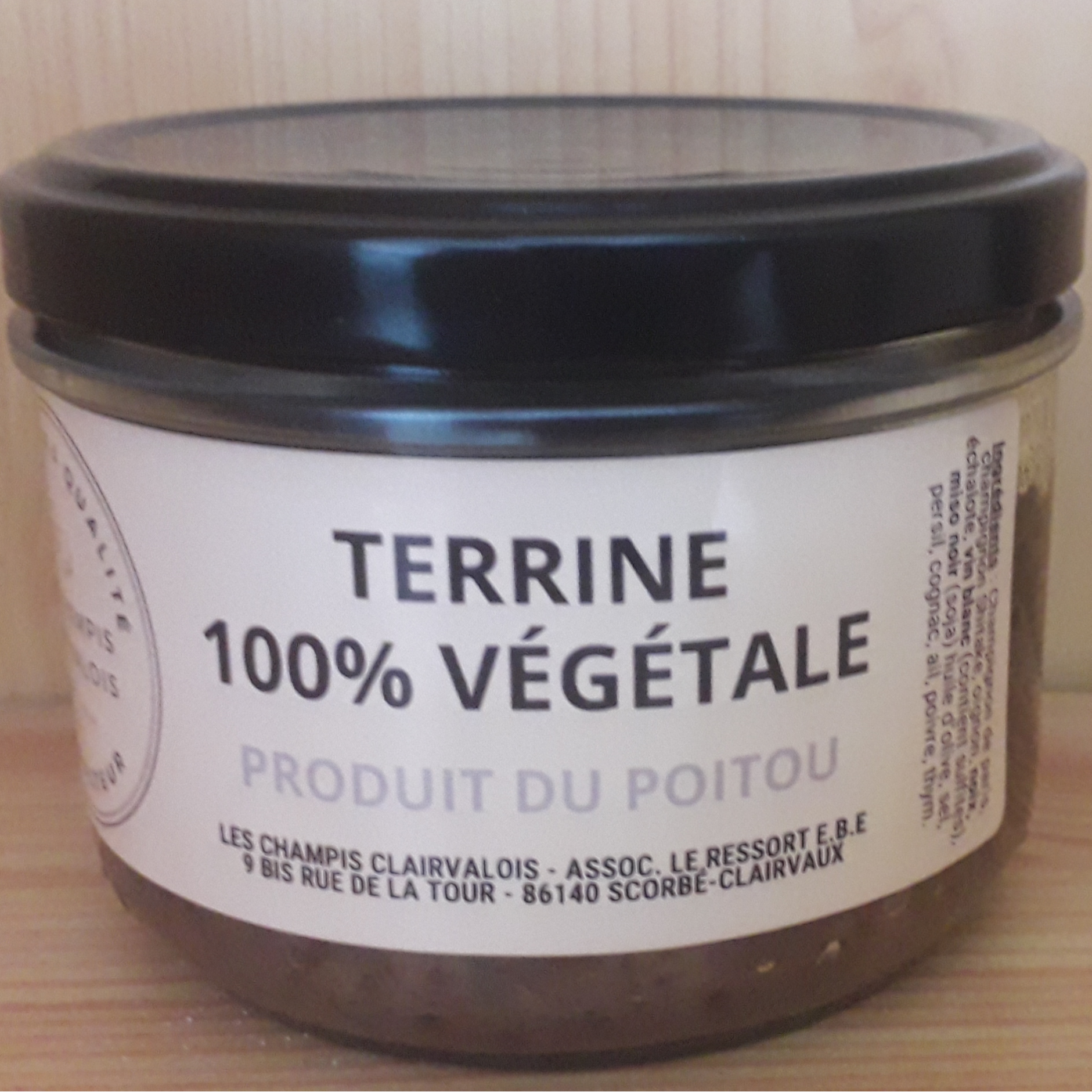 Terrine 100% végétale - 180g