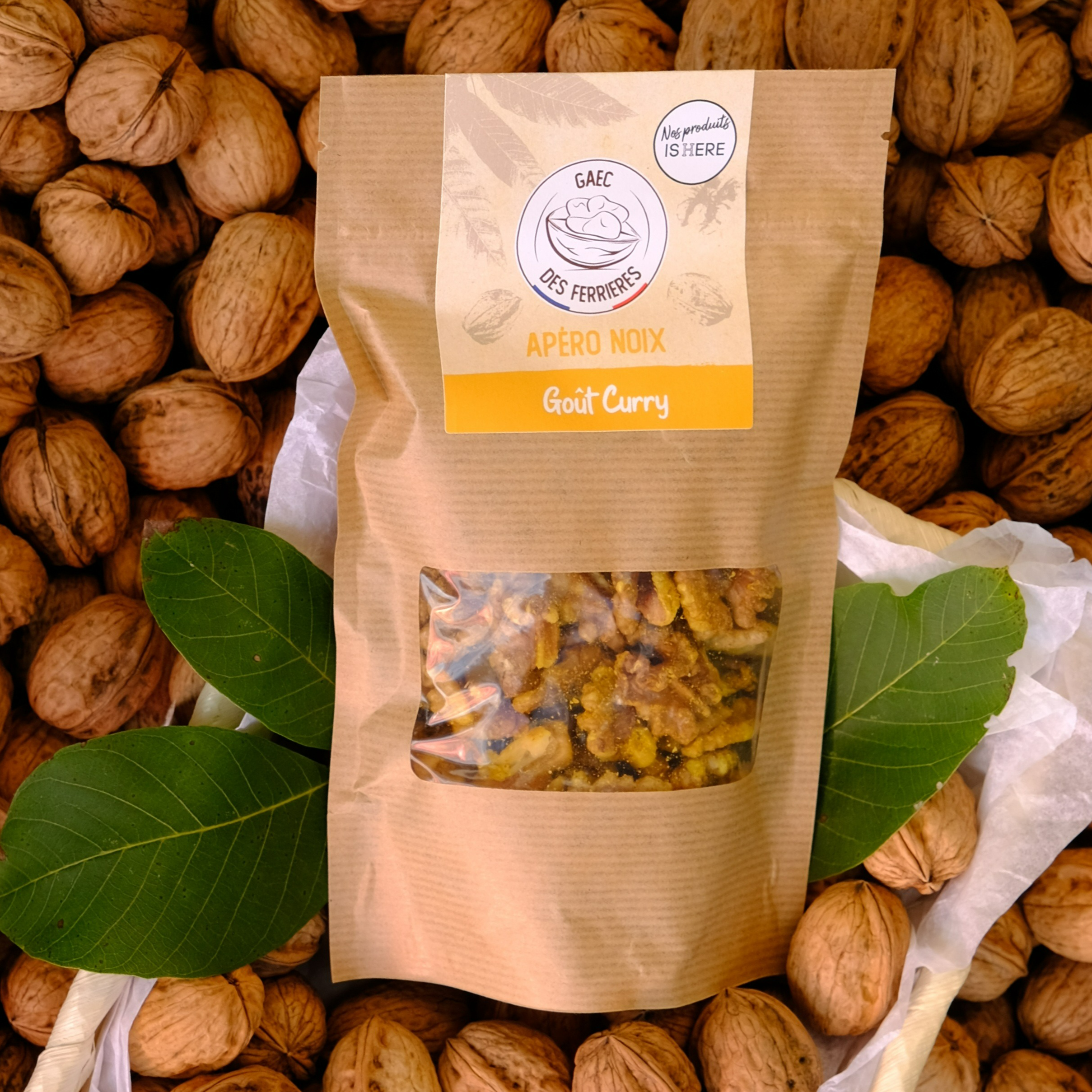 Noix Grillées Salées Aromatisées Curry