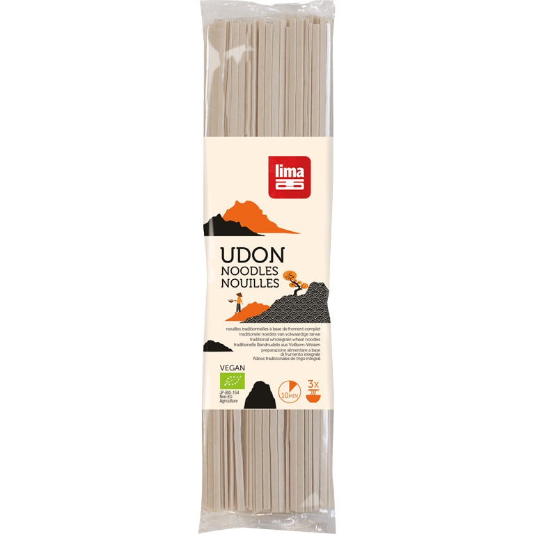 Nouilles traditionnelles de froment complet / Udon - 250g