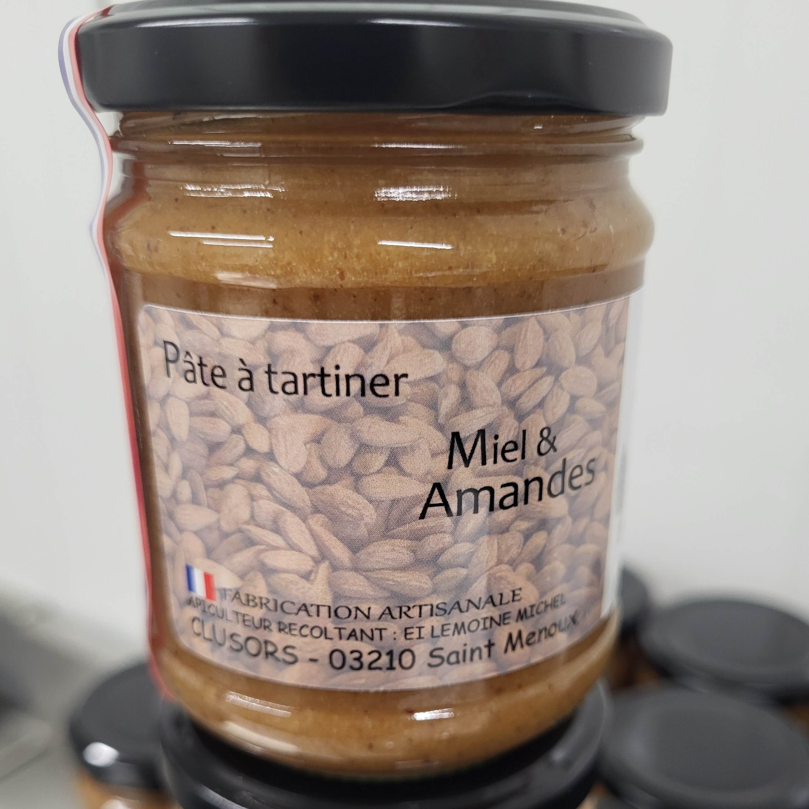 Pâte à tartiner (90%Miel-10%Amandes) 250g - 250g