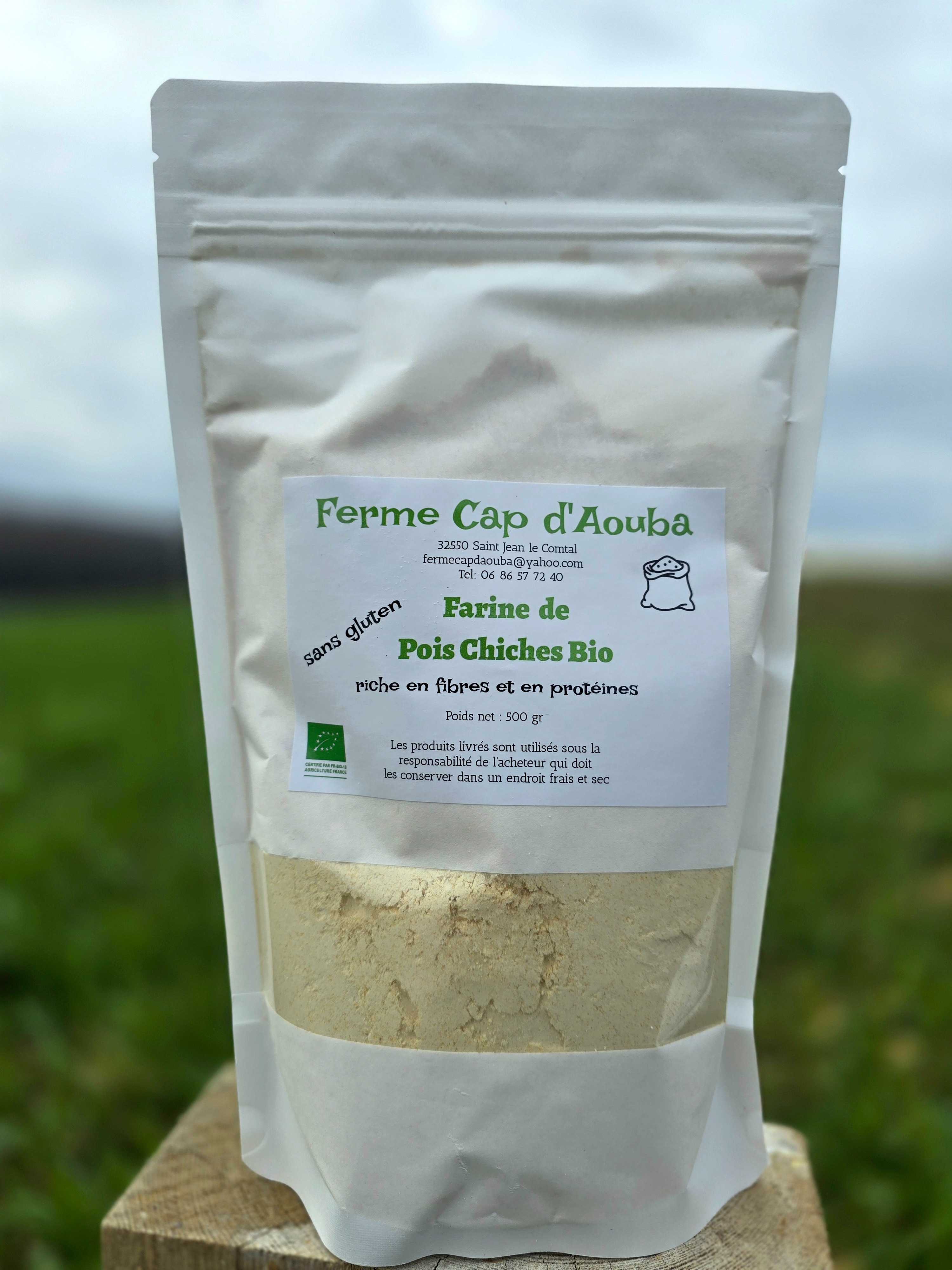 Farine de Pois chiches biologique - 500g