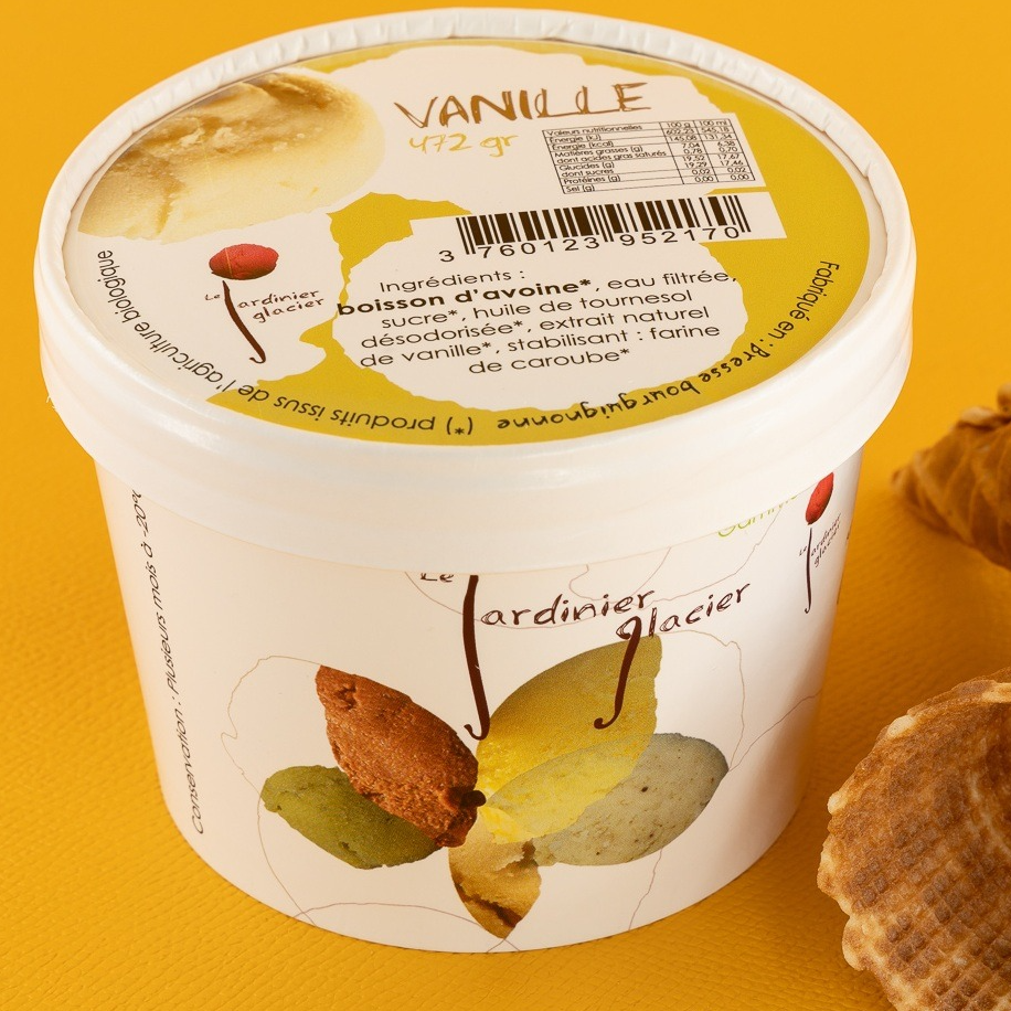 Glace Vanille Boisson Avoine