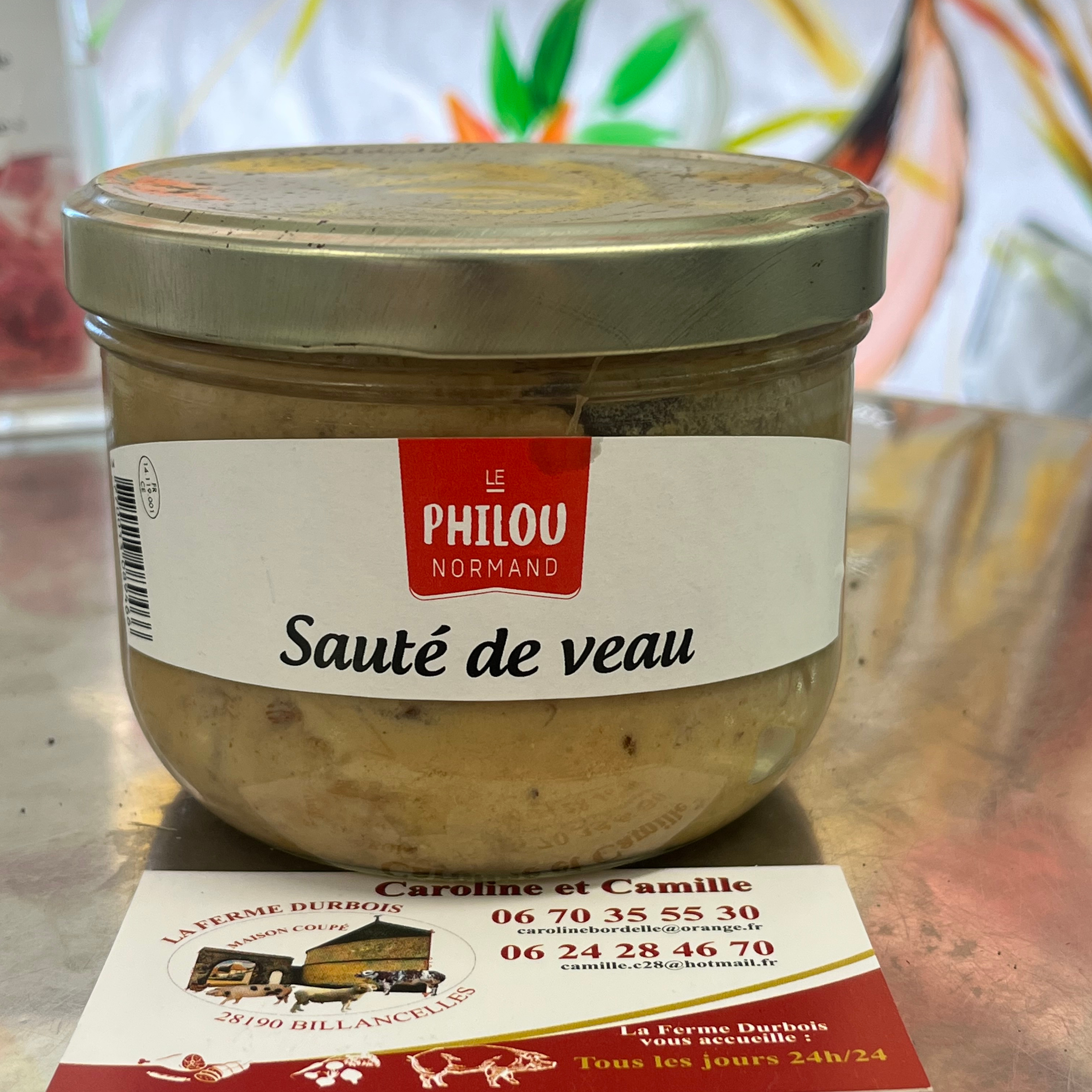 Sauté de veau cuisiné - 400g