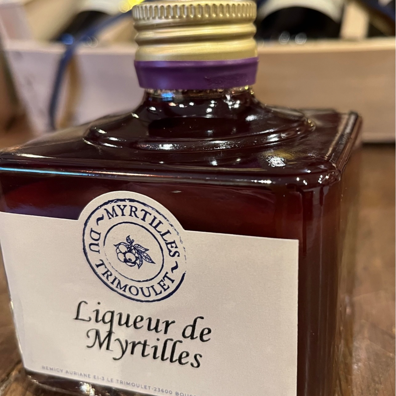 Liqueur Myrtilles - Bouteille 20 cL - 200g