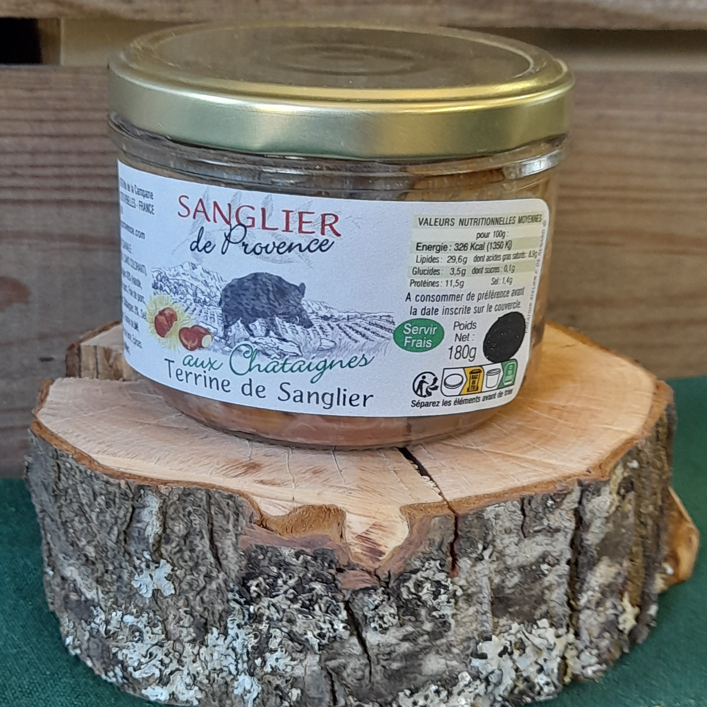 TERRINES SANGLIER CHATAÎGNE