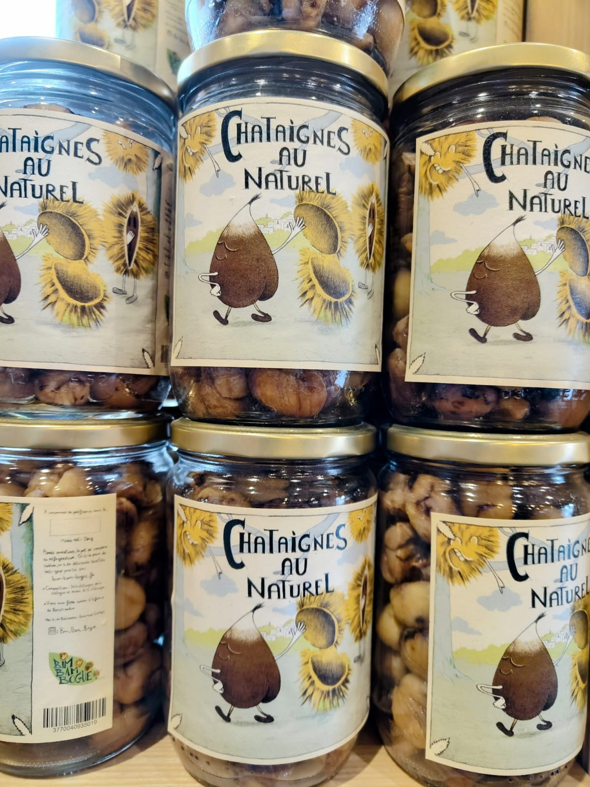 Châtaignes au naturel 380g