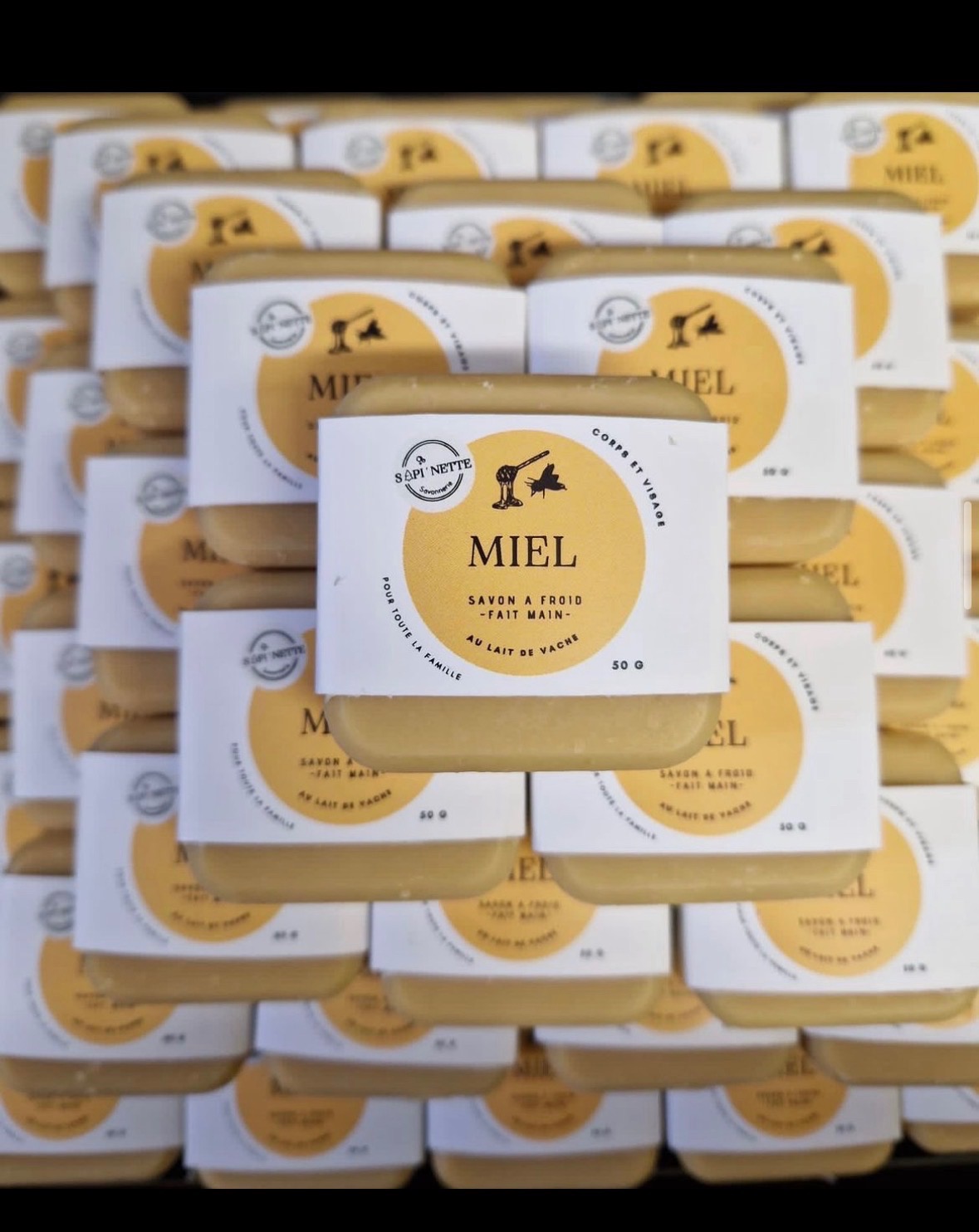Savon artisanal au miel