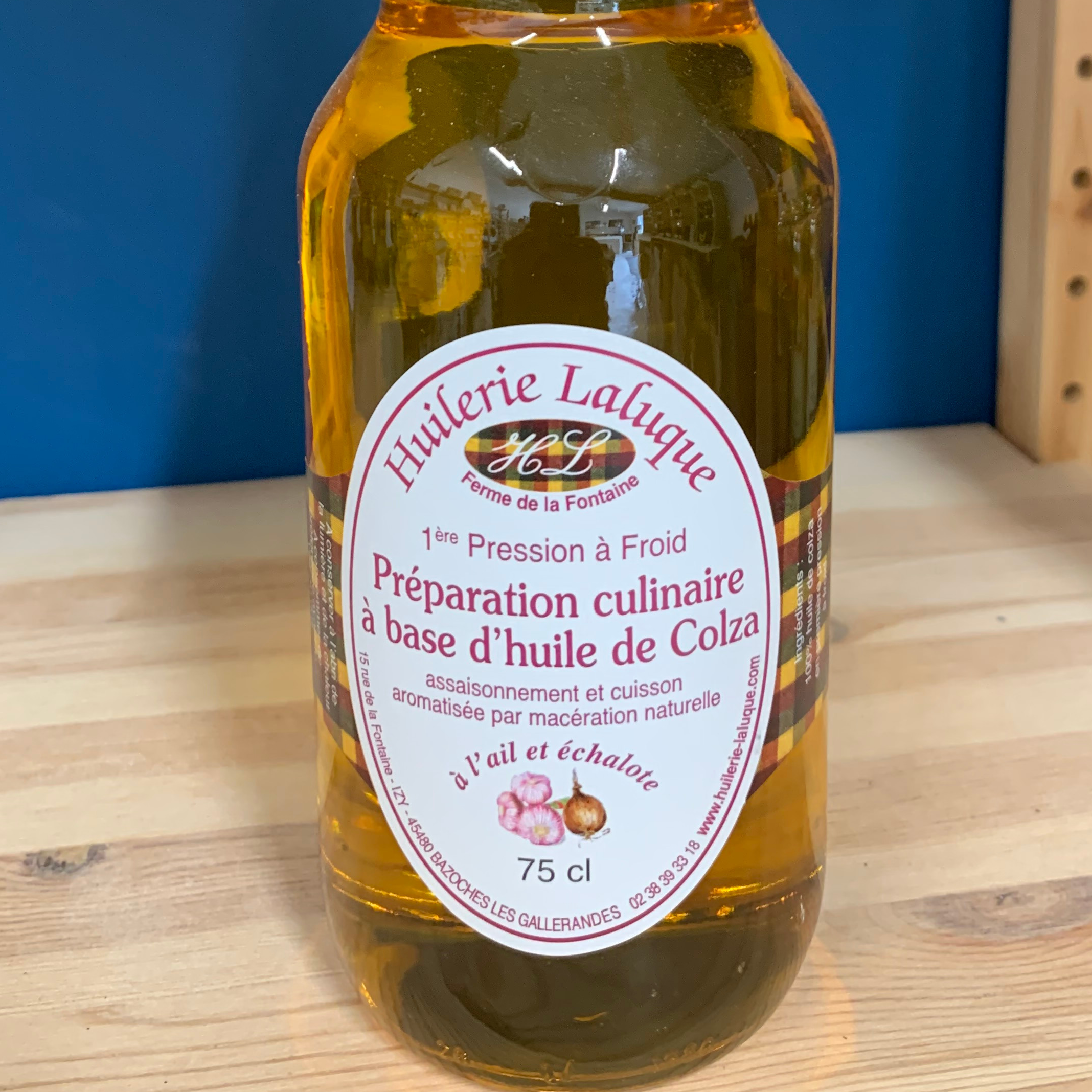 HUILE DE COLZA AIL ECHALOTTE 0,75CL