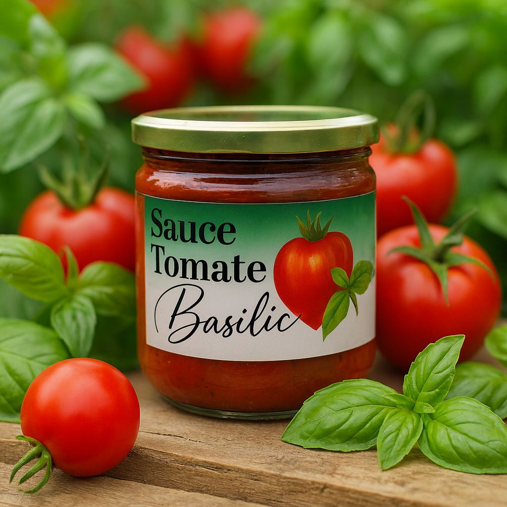 Sauce concentrée Tomates Anciennes & Basilic Génois - 320g