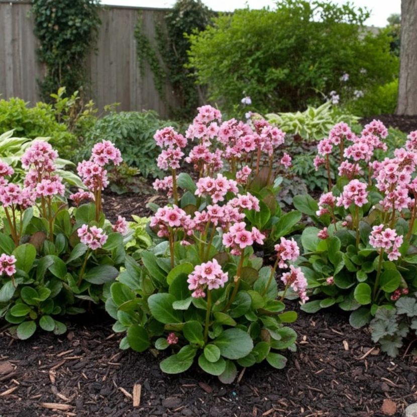 Bergénie (Bergenia) 'Pink Dragonfly' - 1l