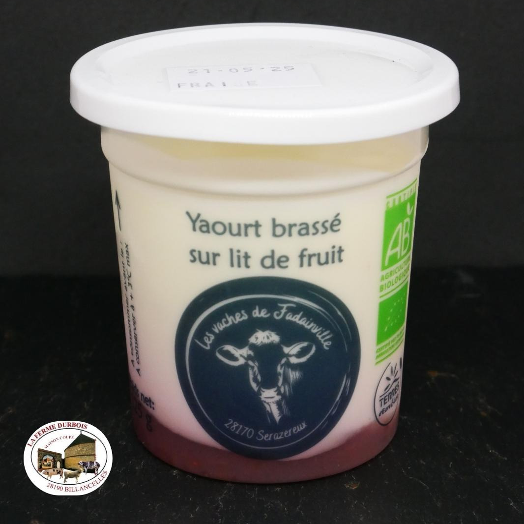 Yaourt aux framboises bio