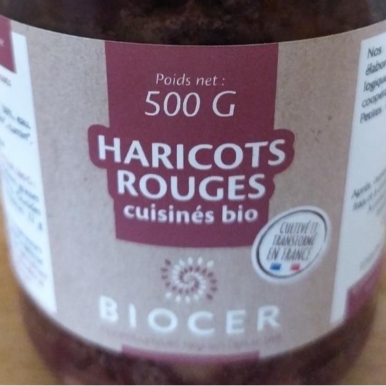 Haricots rouges cuisinés - 500g