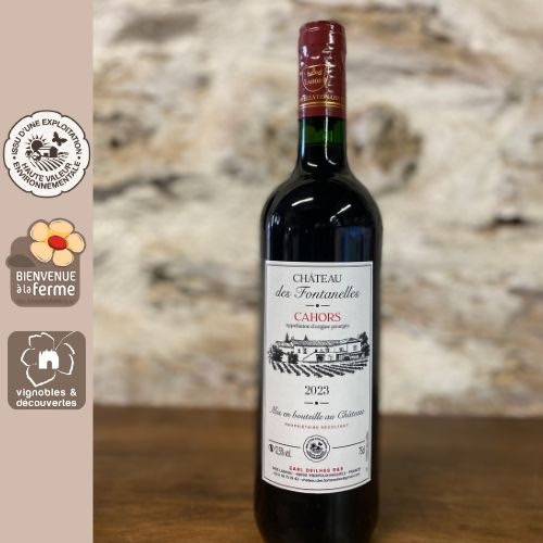Vin rouge AOC Cahors 2023
