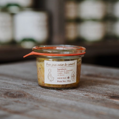 Foie gras entier cuit bocal