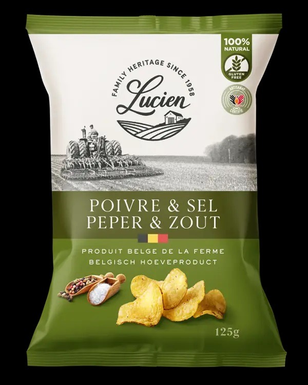 Lucien - Chips poivre & sel