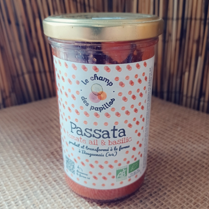 PASSATA TOMATE AIL & BASILIC 230G - 230g