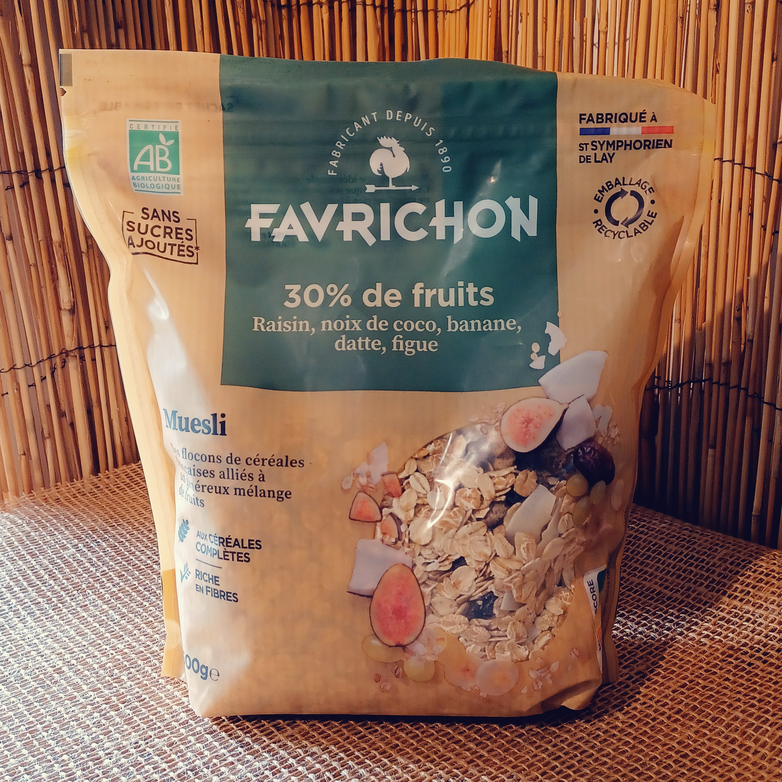 Muesli Céréales Fruits - 500g