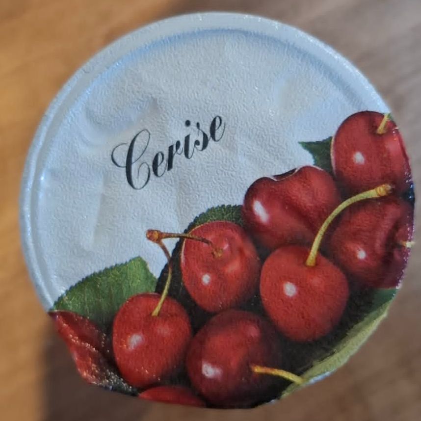 Yaourt CERISES 125g - (L'ESPRIT NORMAND)- revente - 125g