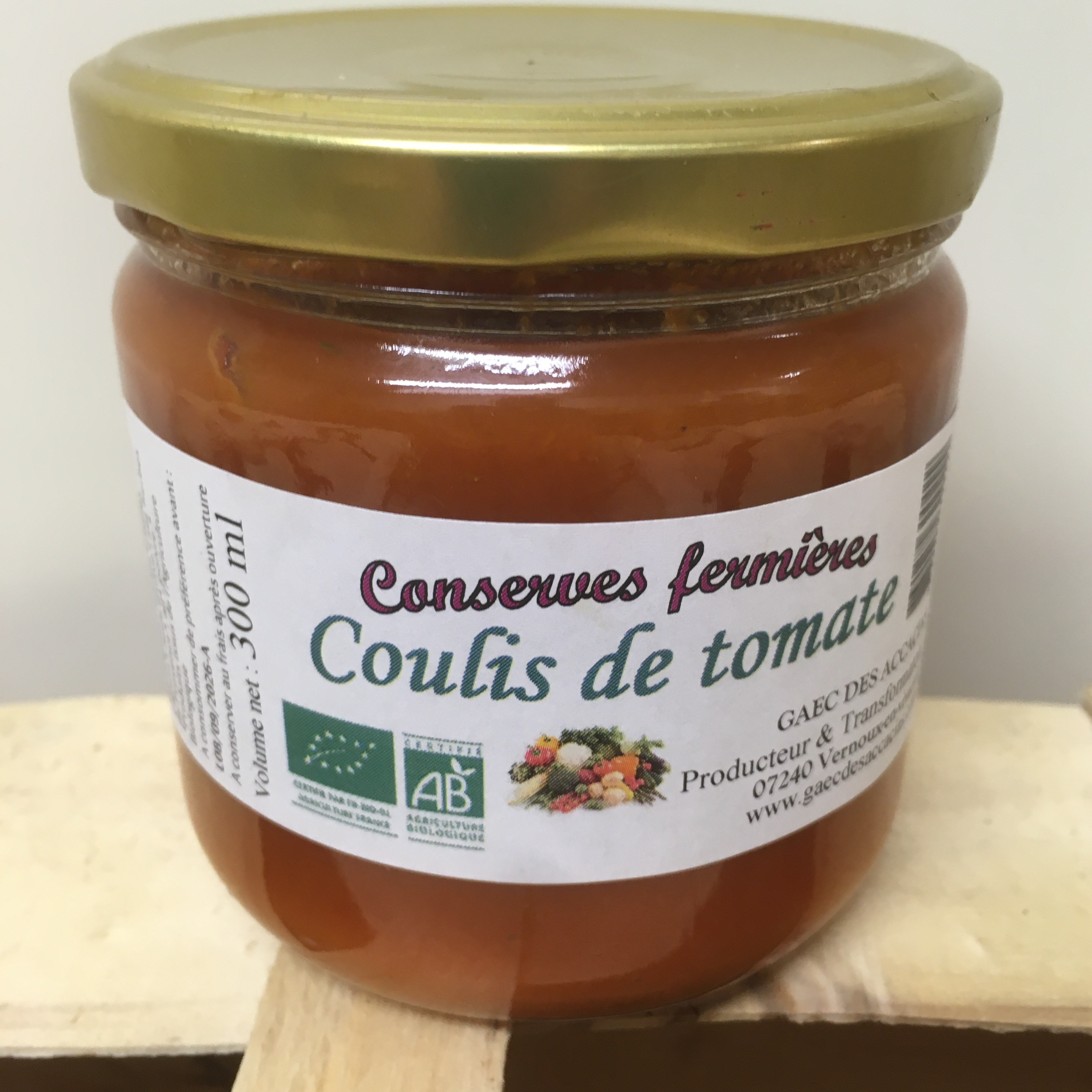 Coulis de tomate - 300ml