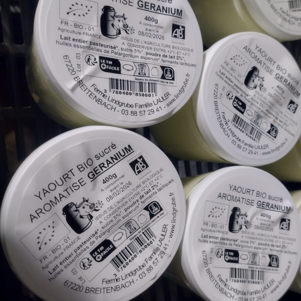 Yaourt Aromatisé Verre 400g