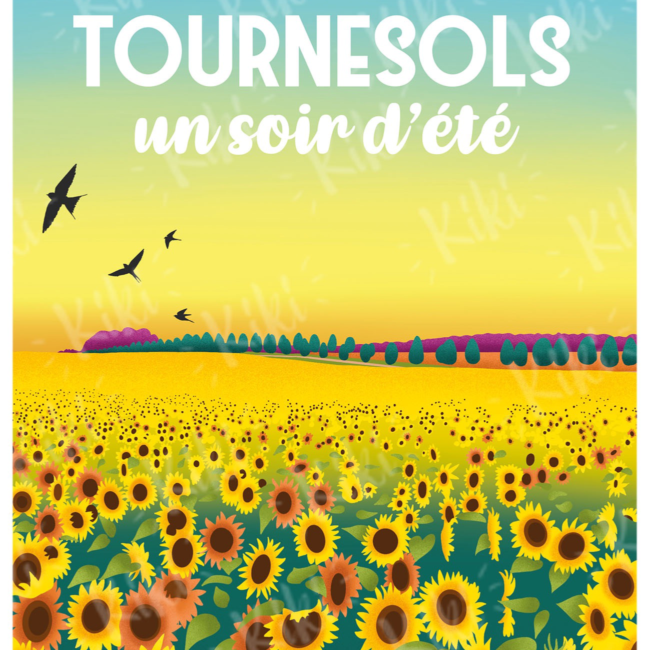 AFFICHE "TOURNESOLS"