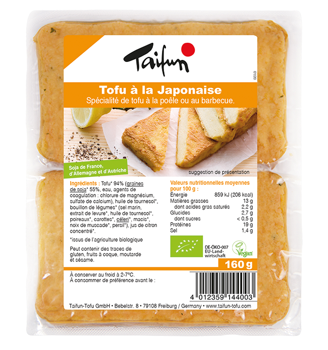Tofu à la japonaise - 160g