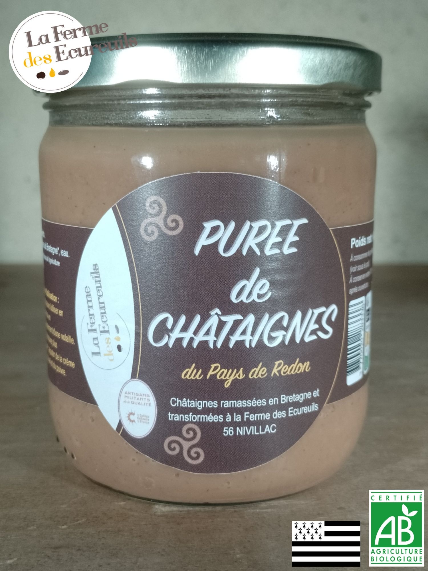 Purée de châtaignes, pot de 400g