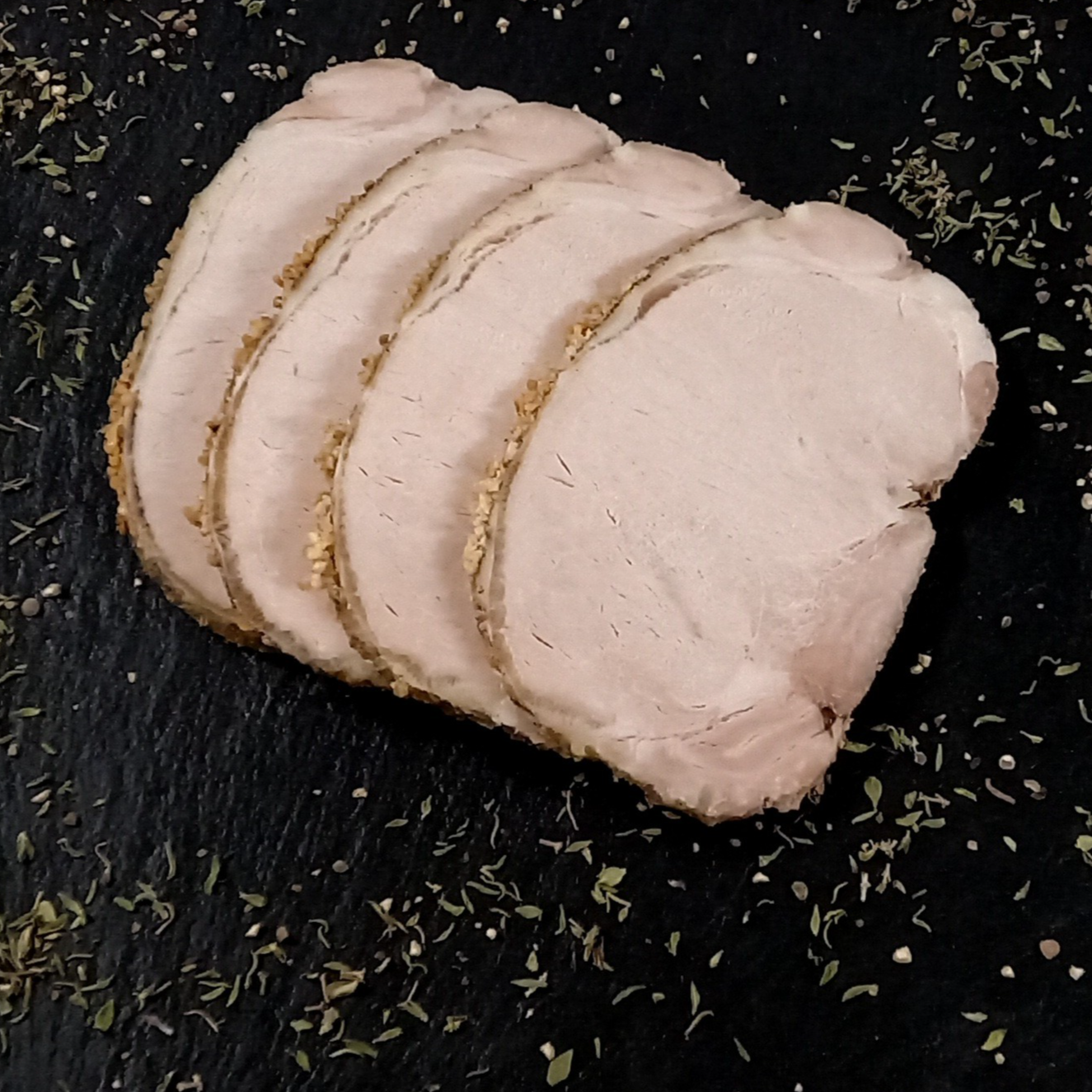 Rôti de porc cuit bio (x 4 tranche) - 0,2kg