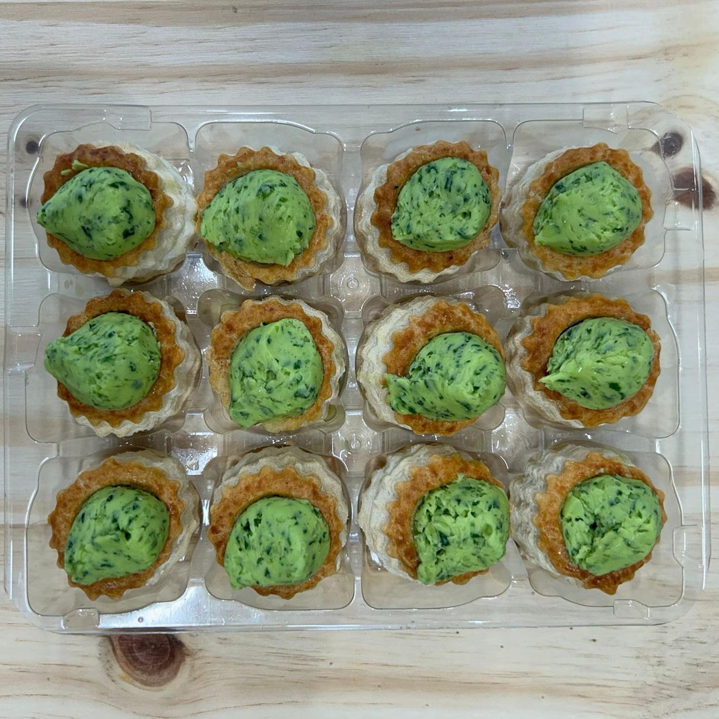 12 ESCARGOTS EN FEUILLETES - SURGELES - 150g