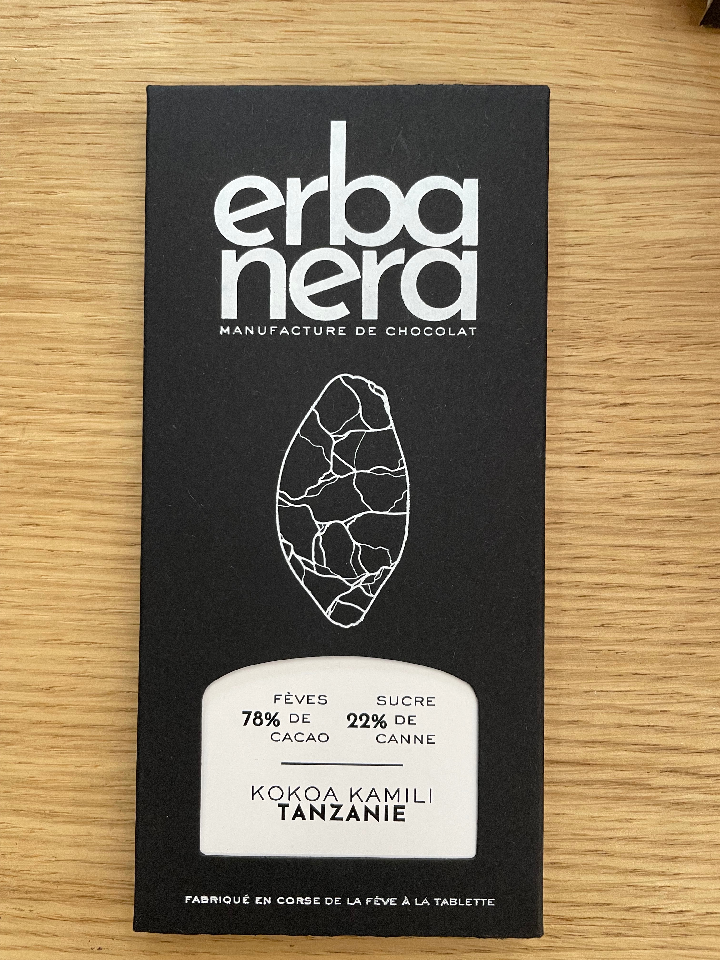 Tablettes Erba Nera Kokoa Kamili Tanzanię