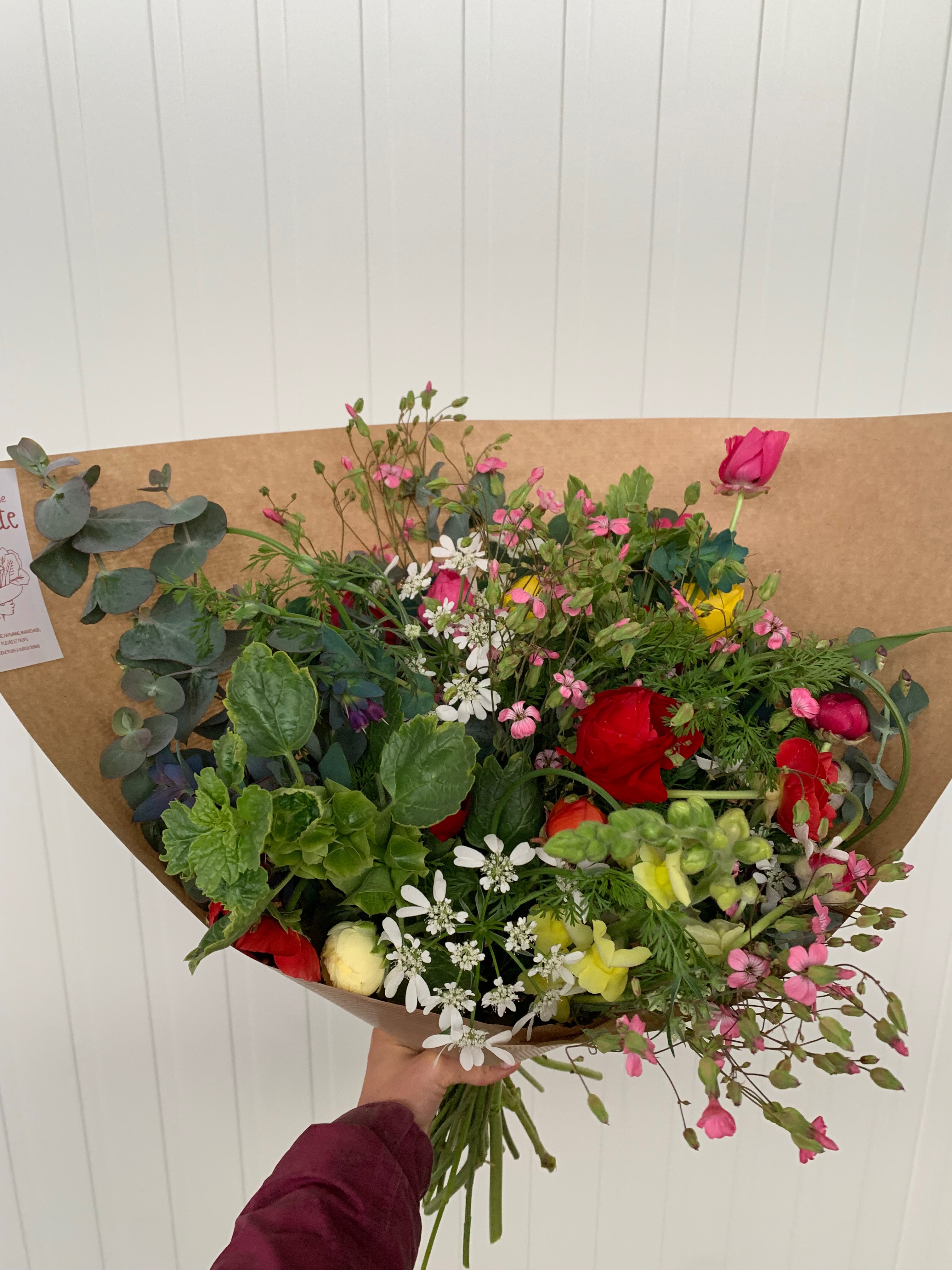 Bouquet de fleurs de la ferme. Grande taille.