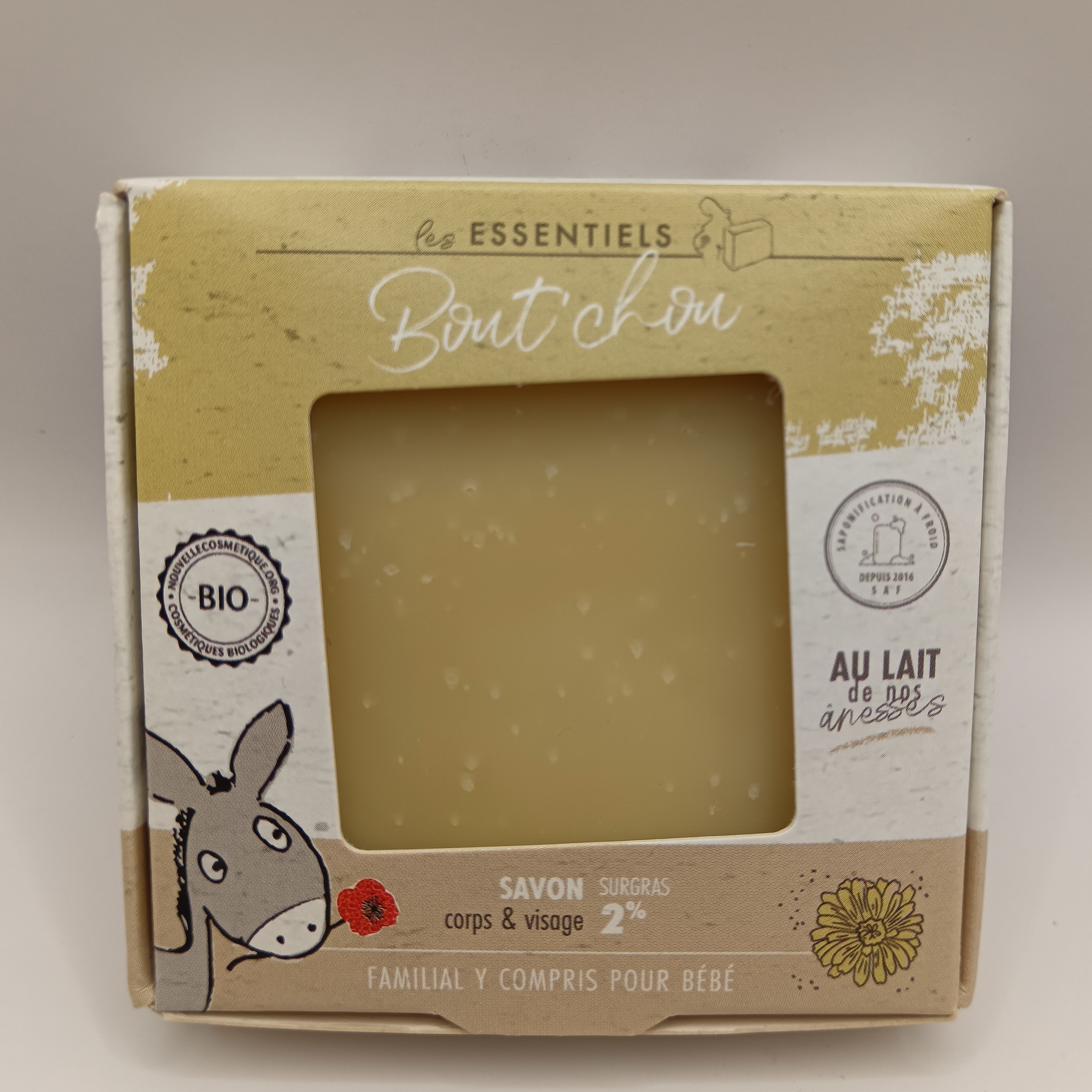 Savon surgras 2% Bout'chou - Familial y compris pour bébé