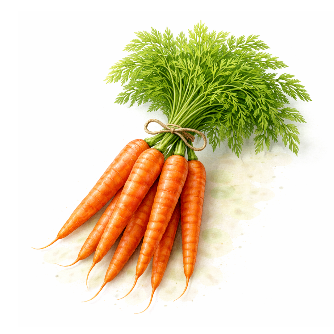 Carottes primeur BIO (botte) - 800g