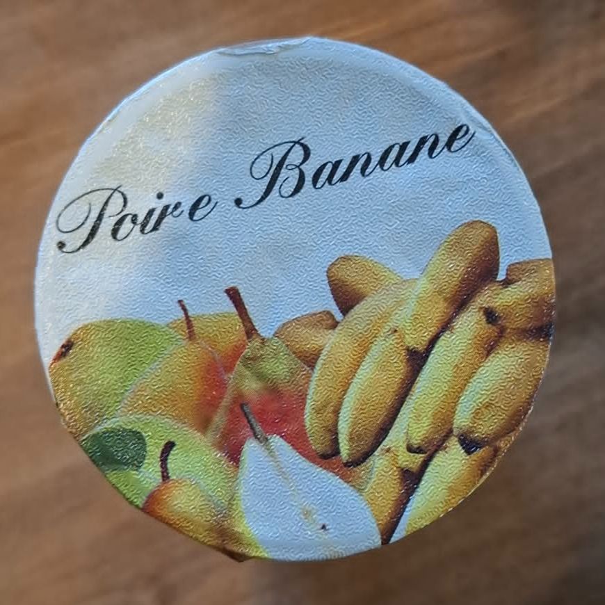 Yaourt POIRE BANANE 125g - (L'ESPRIT NORMAND)- revente - 125g