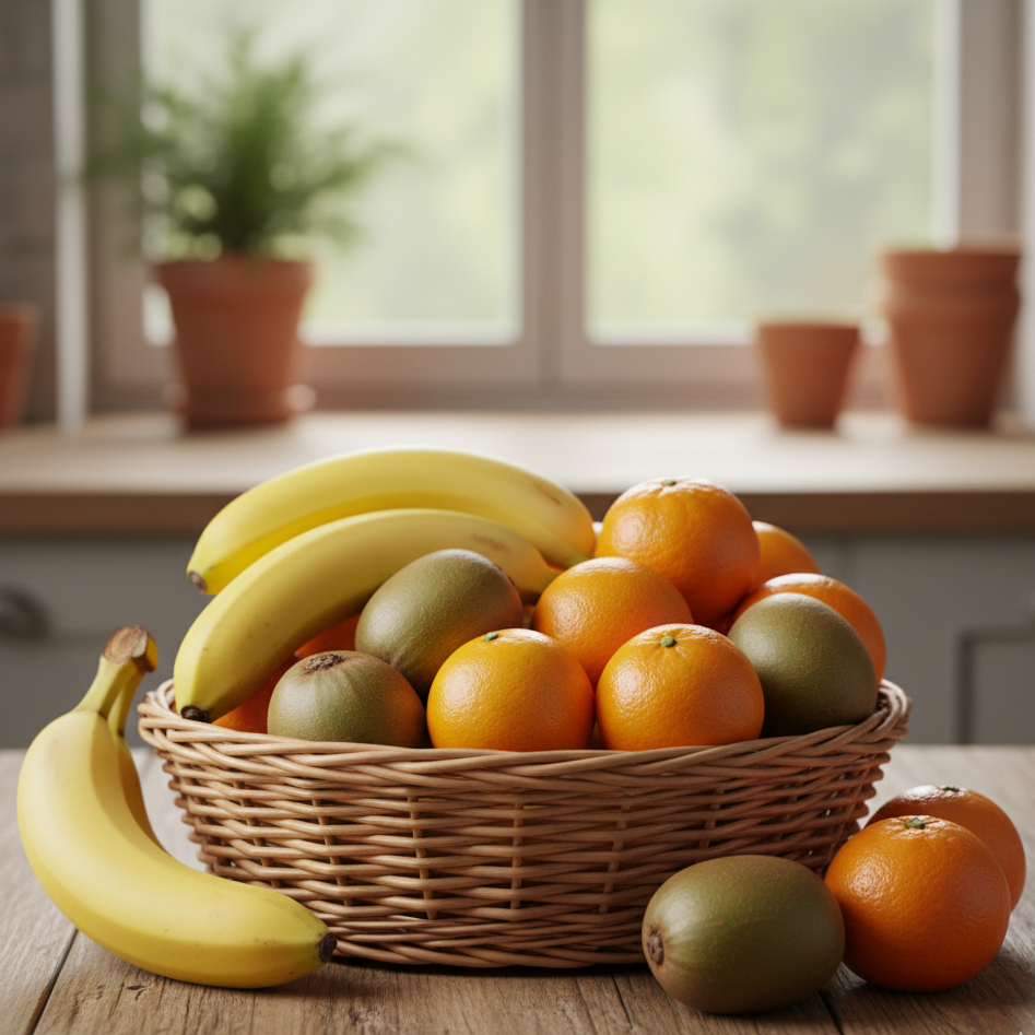 Panier de fruits exotiques 10€