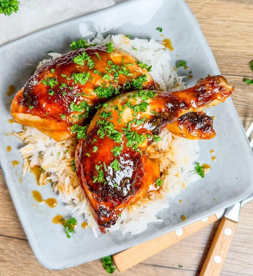 Lot 10 cuisse entière de poulet Marinés - 2kg