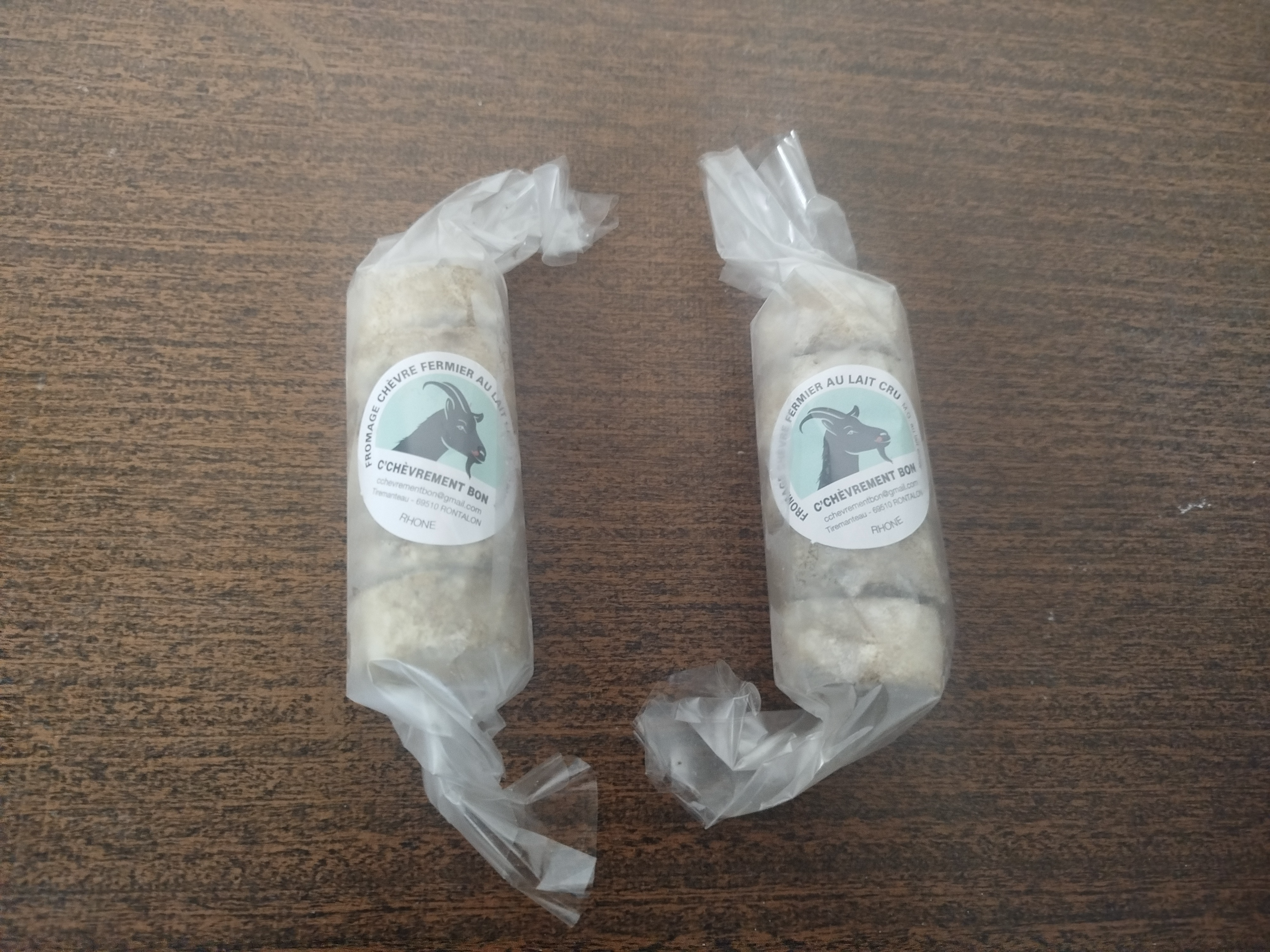 Rouleau de 4 chèvre sec très affinés - 120g