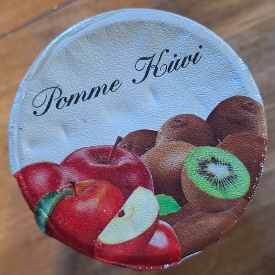 Yaourt POMME KIWI 125g - (L'ESPRIT NORMAND)- revente - 125g