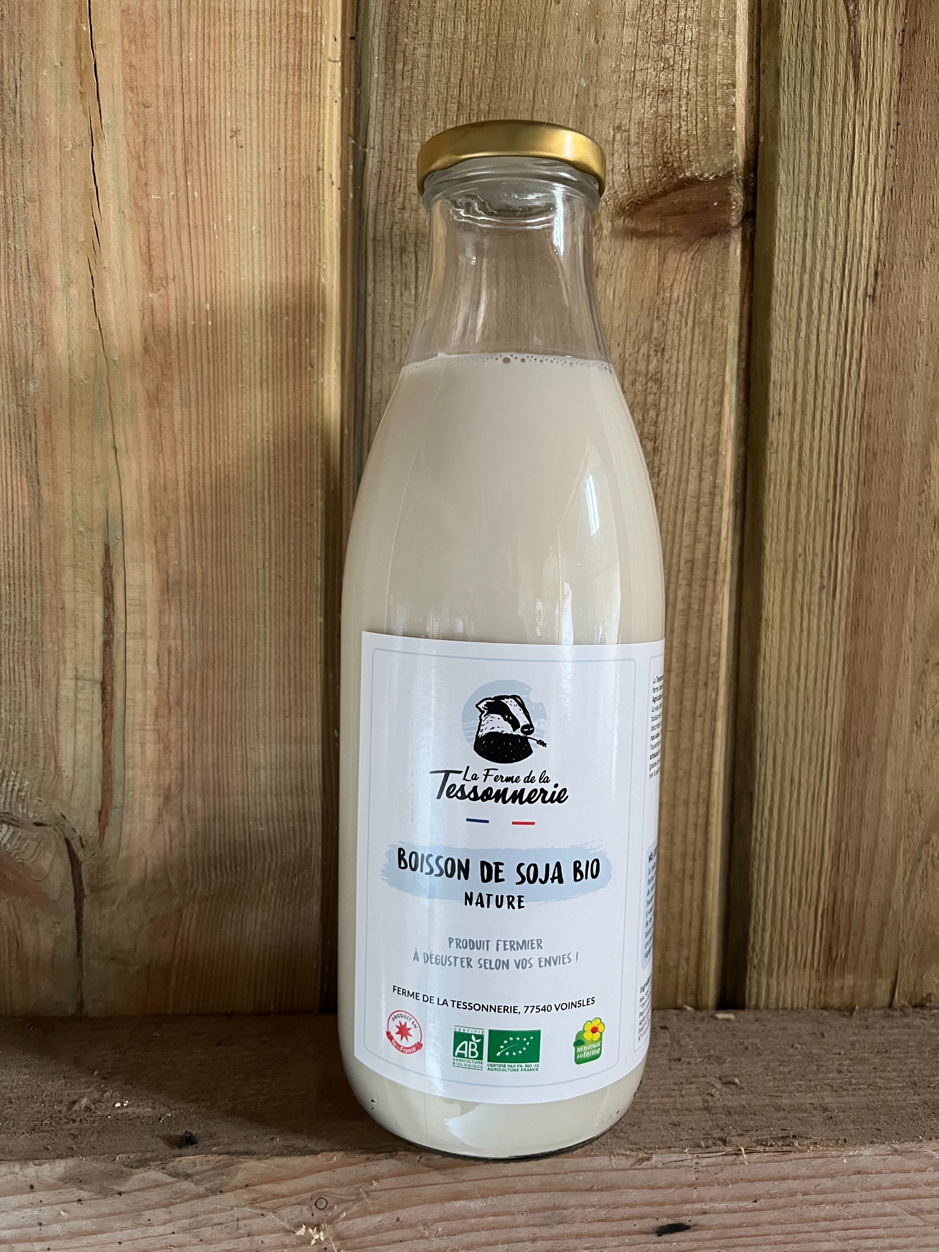Boisson de Soja Bio Nature (1 L) - de la Tesso