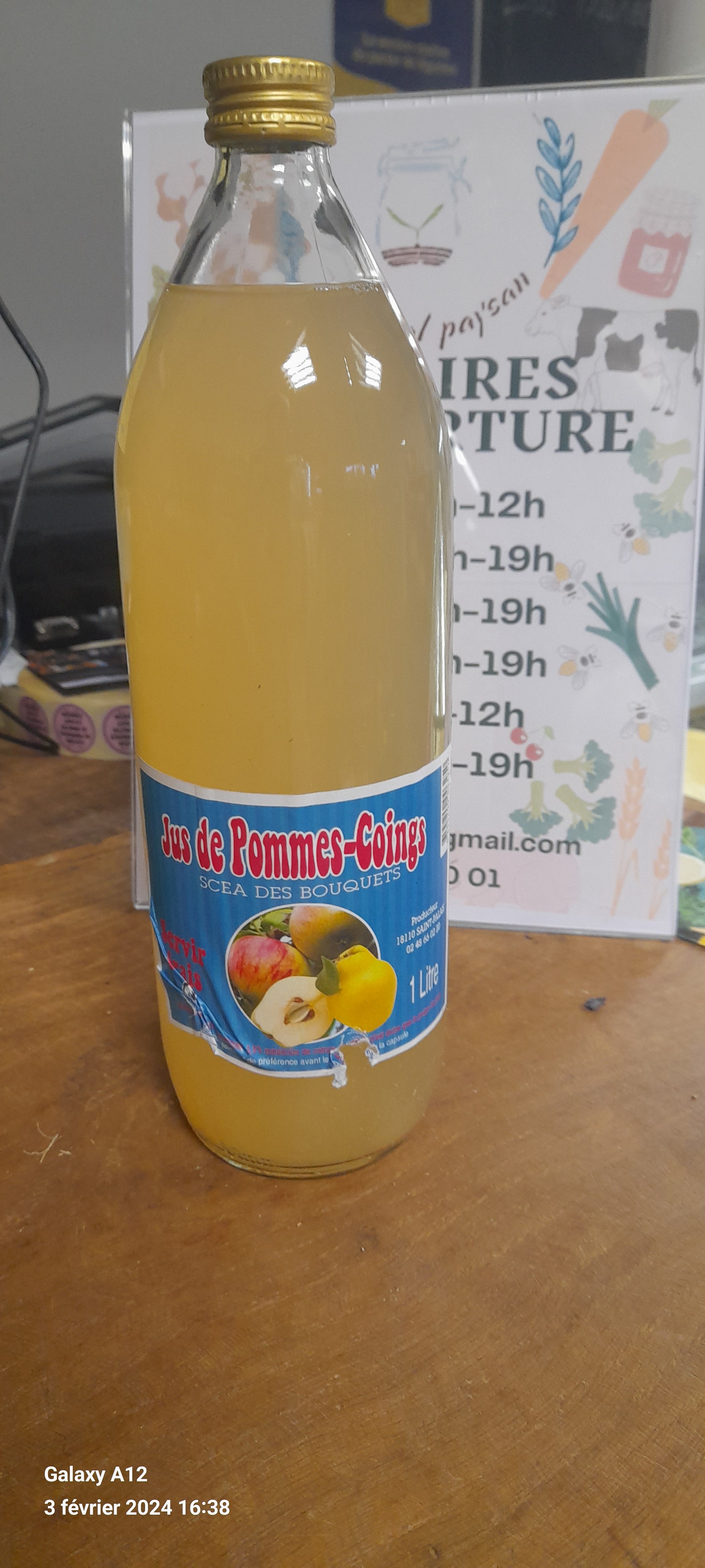 Jus Pommes Coings 1L