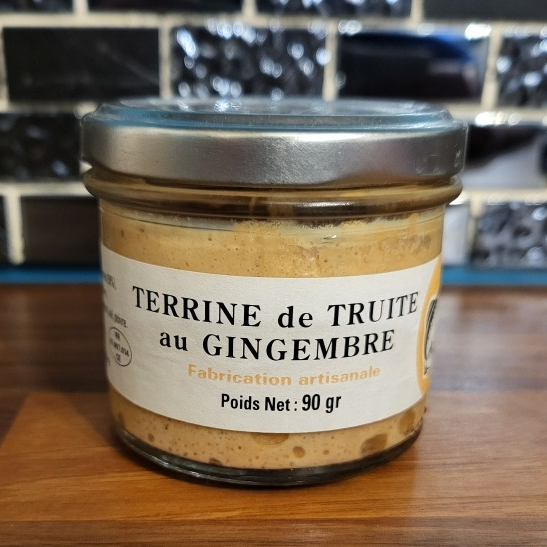 Terrine de truite au gingembre à tartiner 90g