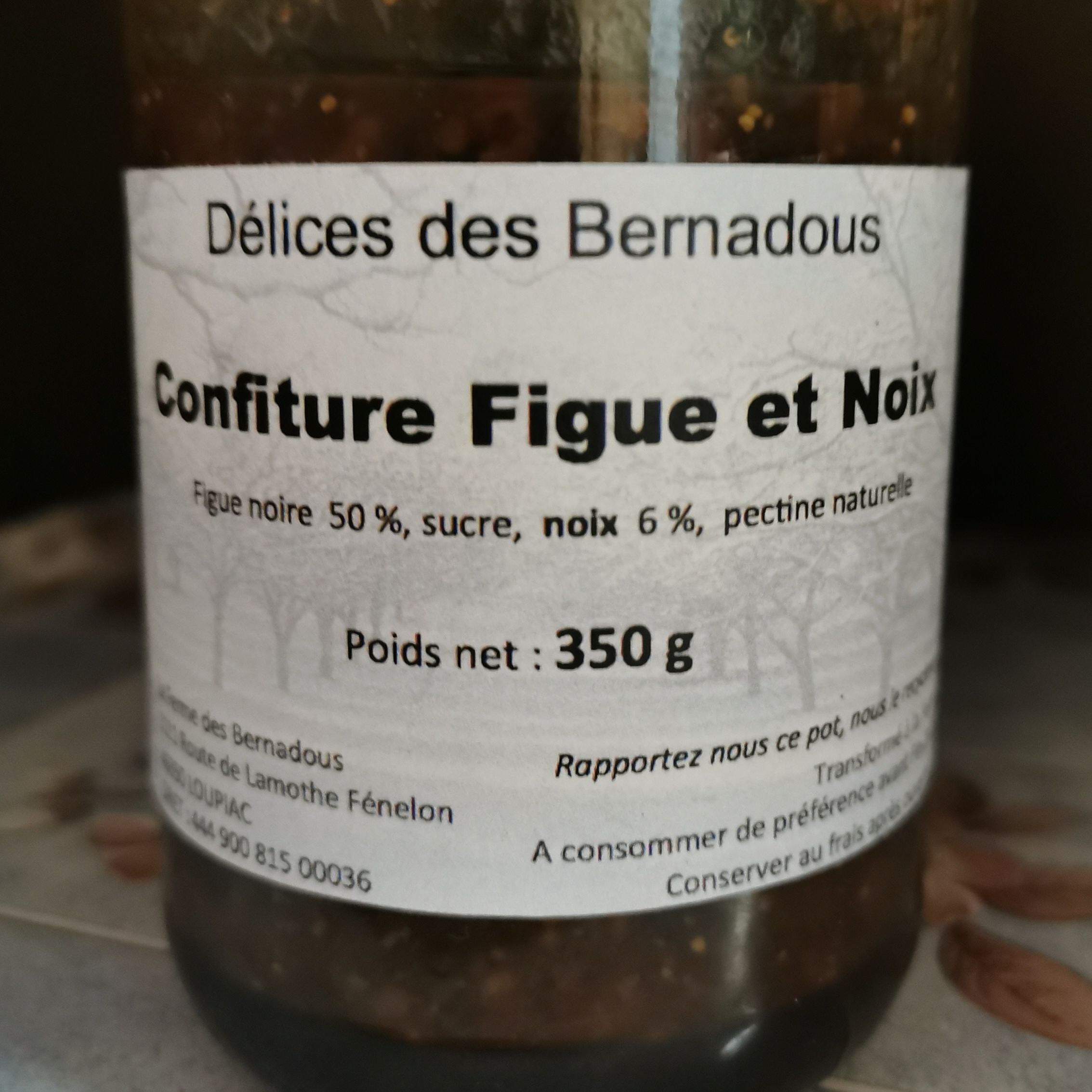 Confiture Figue et Noix