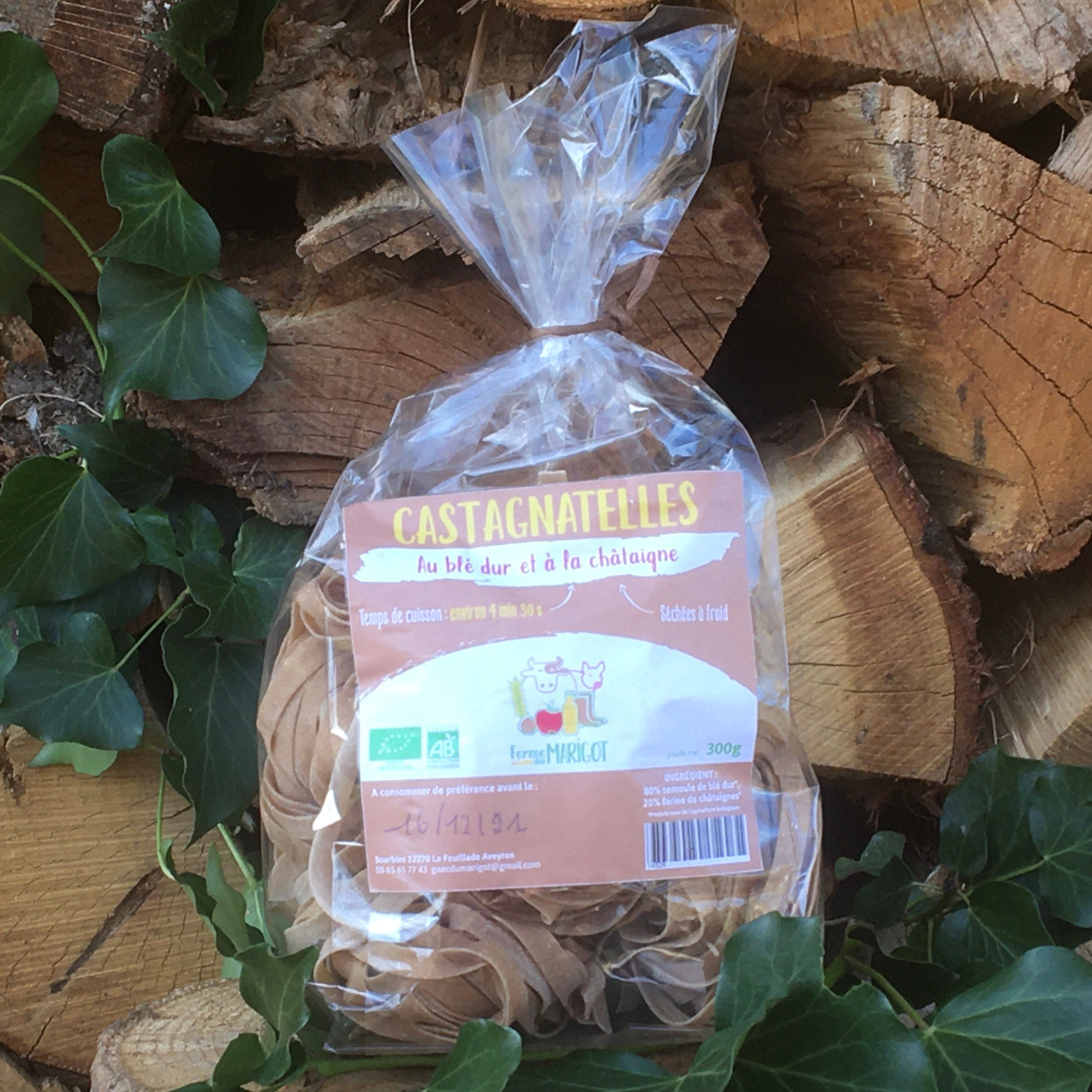 Castagnatelles, Tagliatelles À La Châtaigne (300G) - 0,3kg