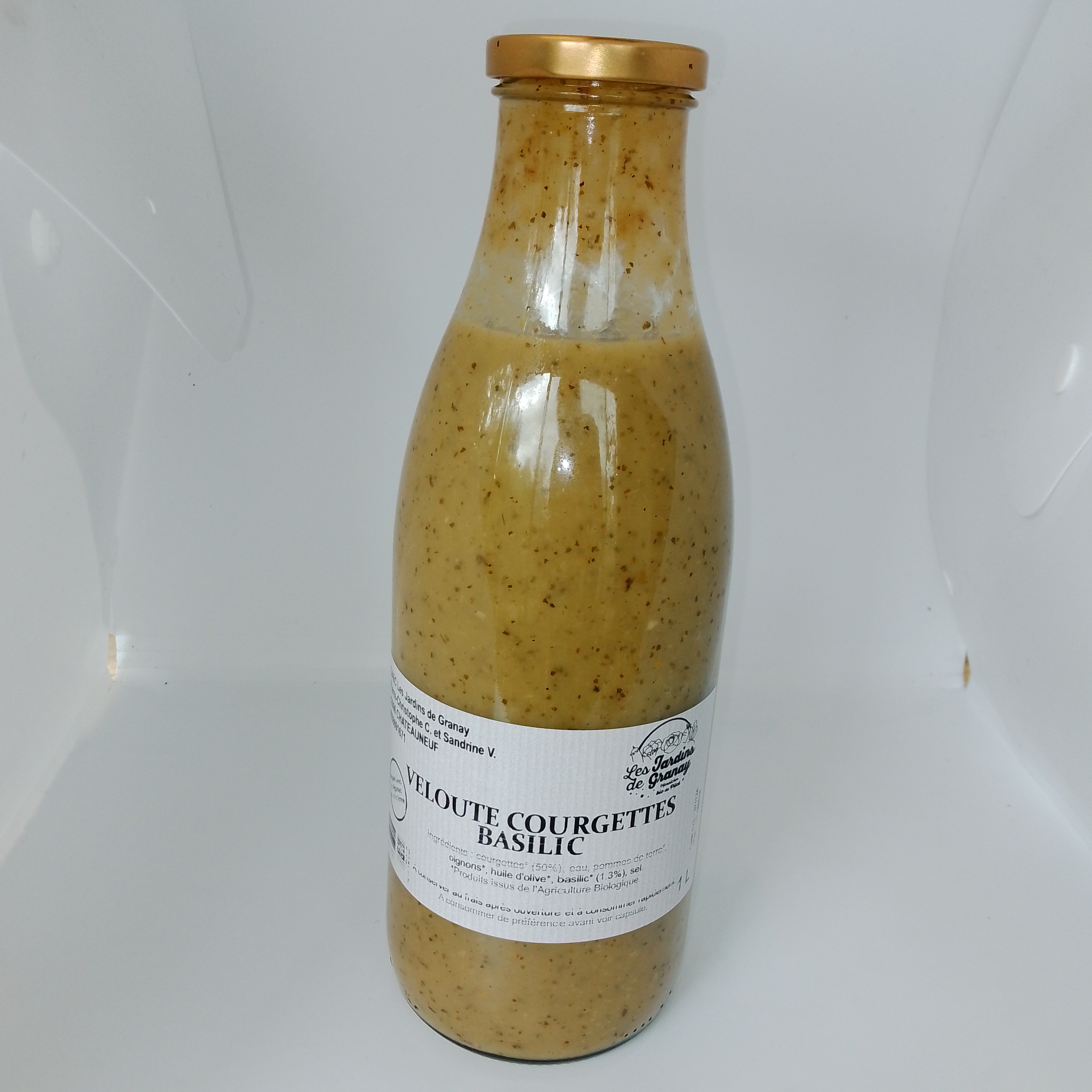 velouté de courgette basilic - 1l