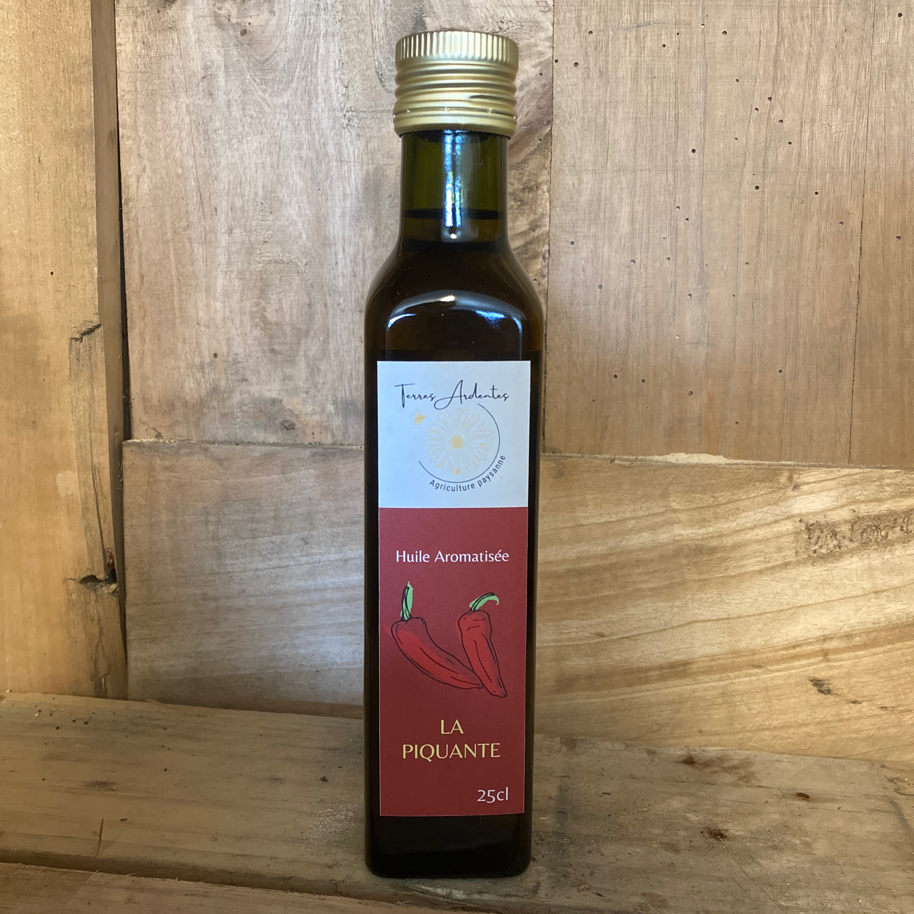Huile piquante BIO 25cl - 470g
