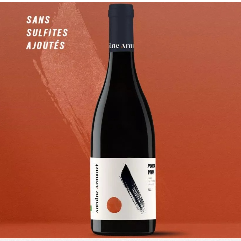 Vin Rouge Pura Vida sans sulfites