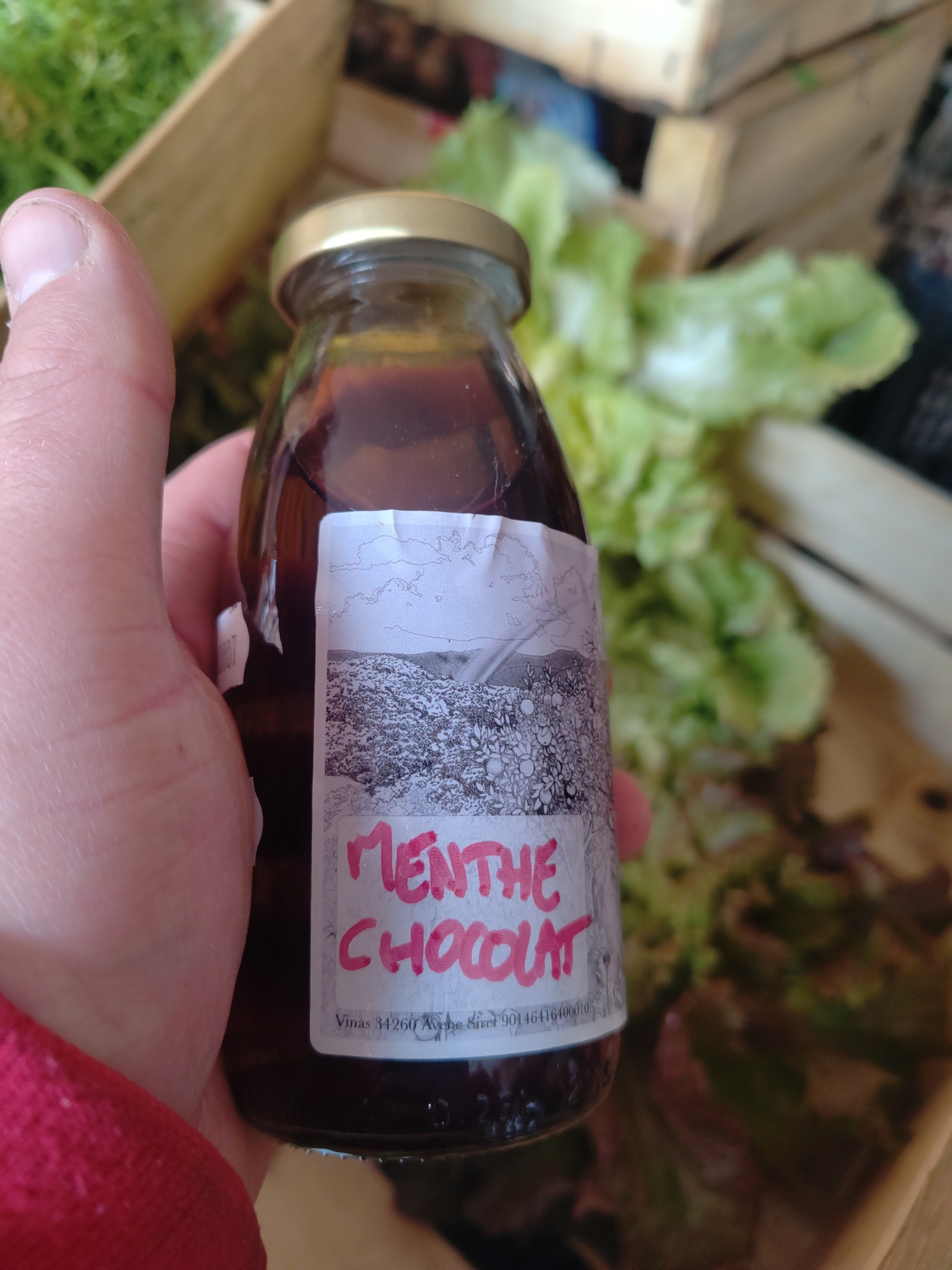 Sirop menthe-chocolat