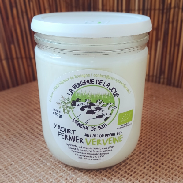 Yaourt au lait de brebis - verveine - 450g